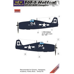 Маски для F6F-5 Hellcat 1/72 LFmodels M7209