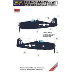 Маски для F6F-5 Hellcat 1/72 LFmodels M7210
