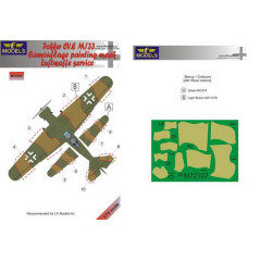 Маска камуфляжного фарбування Fokker CV.E M/33 1/72 LFmodels M72107