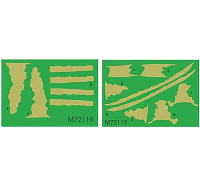 Маска камуфляжного фарбування A-20G Boston 1/72 LFmodels M72119