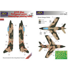Маска камуфляжного фарбування G.91R 1/72 LFmodels M72122
