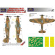 Маска камуфляжного фарбування Hurricane Mk.I 1/72 LFmodels M72130