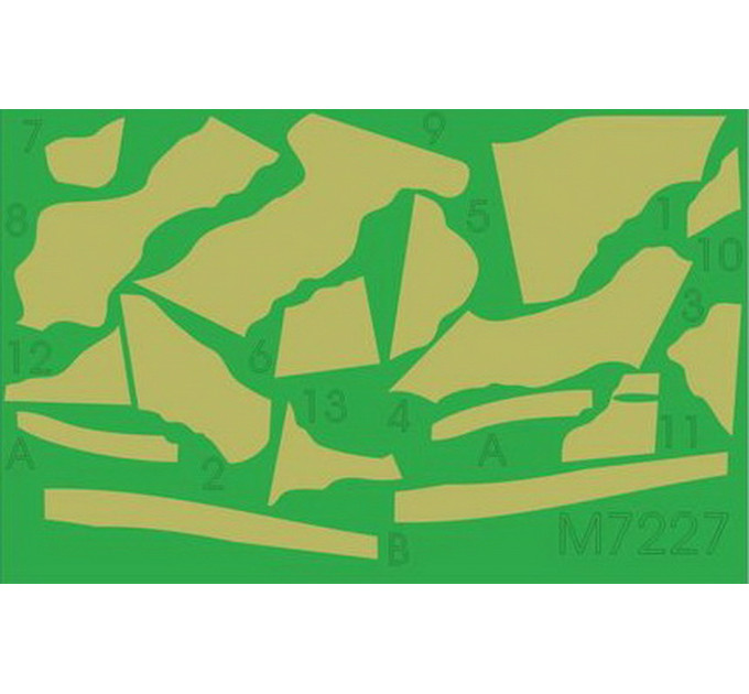 Маска камуфляжного фарбування Mustang Mk.I RAF 1/72 LFmodels M7229