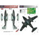 Маска камуфляжного фарбування Me 262A 1/72 LFmodels M7249