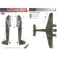 Маска камуфляжного фарбування Hs 129B 1/72 LFmodels M7261