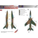 Маска камуфляжного фарбування F-105D 1/72 LFmodels M7271