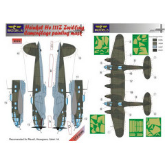 Маска камуфляжного фарбування He 111Z 1/72 LFmodels M7274