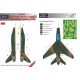 Маска камуфляжного фарбування F-100D USAF 1/72 LFmodels M7277