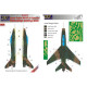 Маска камуфляжного фарбування F-100F USAF 1/72 LFmodels M7278