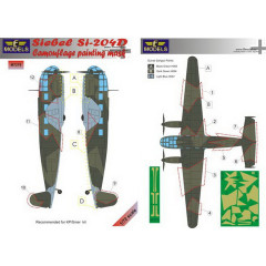 Маска камуфляжного фарбування Si 204D 1/72 LFmodels M7279