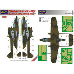 Маска камуфляжного фарбування Bv-138C 1/72 LFmodels M7280