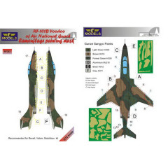 Маска камуфляжного фарбування RF-101B 1/72 LFmodels M7282