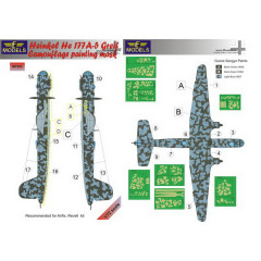 Маска камуфляжного фарбування He 177A-5 1/72 LFmodels M7293