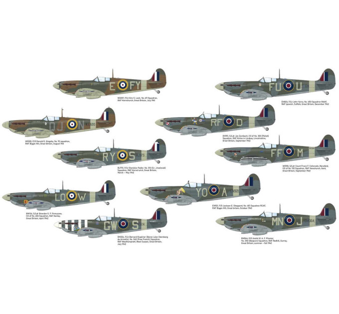 SPITFIRE STORY The Sweeps 1/48 ДВІ моделі