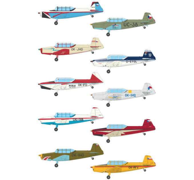 Z-126 TRENÉR ДВЕ модели! 1/48