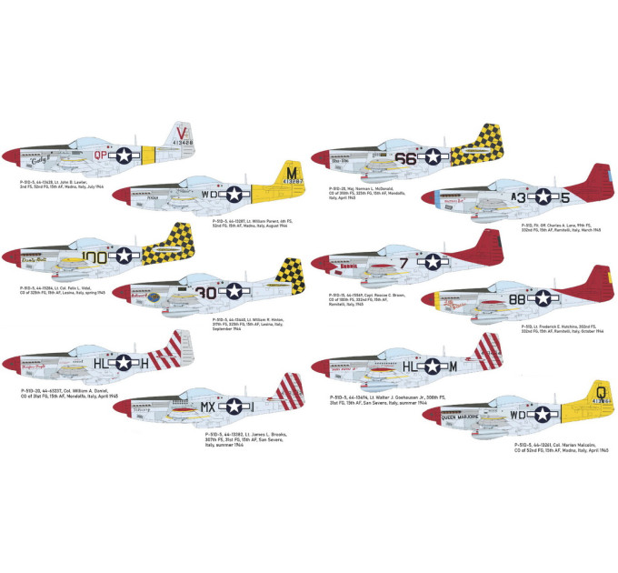 RED TAILS & Co. ДВІ МОДЕЛІ! 1/48