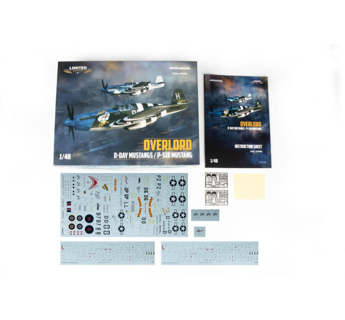 Збірна модель OVERLORD: D-DAY Mustangs 1/48 Eduard 11181