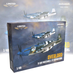 Збірна модель OVERLORD: D-DAY Mustangs 1/48 Eduard 11181