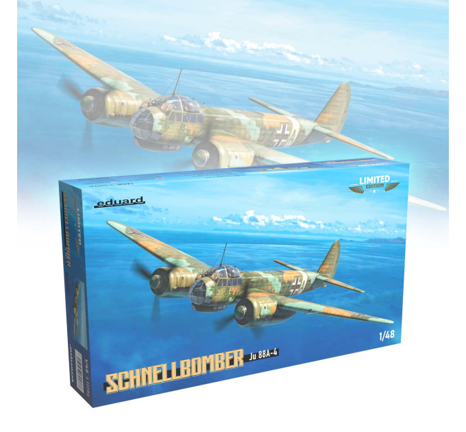 Збірна модель SCHNELLBOMBER Ju 88 A-4 1/48 Eduard 11194