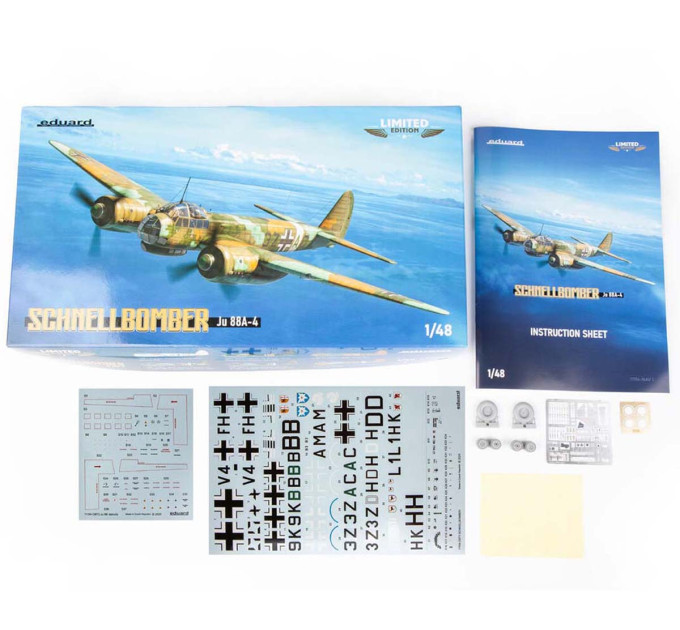 Збірна модель SCHNELLBOMBER Ju 88 A-4 1/48 Eduard 11194