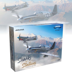Збірна модель Sharks and Stallions ДВІ МОДЕЛІ! 1/48 Eduard 11200 Збірна модель Sharks and Stallions ДВІ МОДЕЛІ! 1/48 Eduard 11200