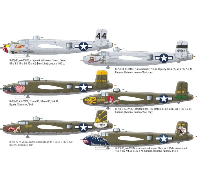 Збірна модель STRAFER / B-25J MITCHELL 1/48 Eduard 548001