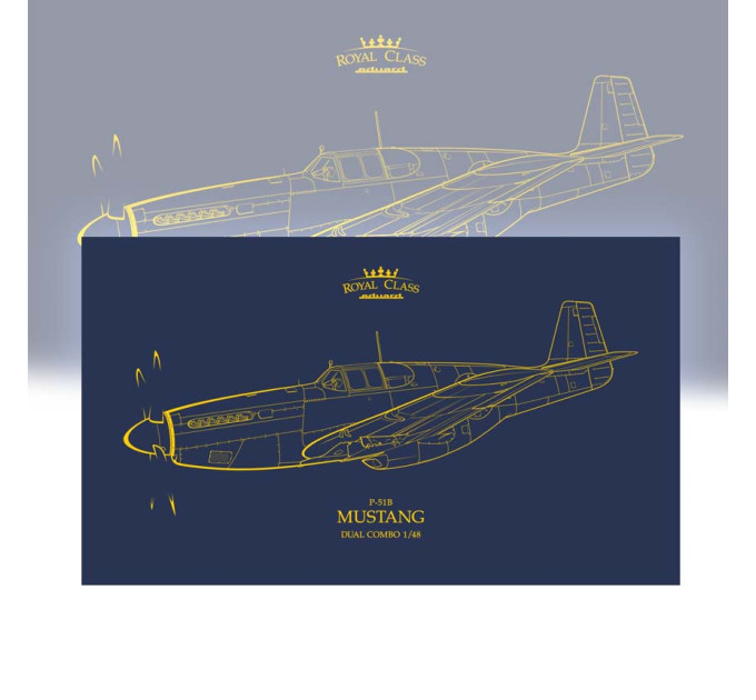 Збірна модель P-51B Mustang 1/48 Eduard R0019