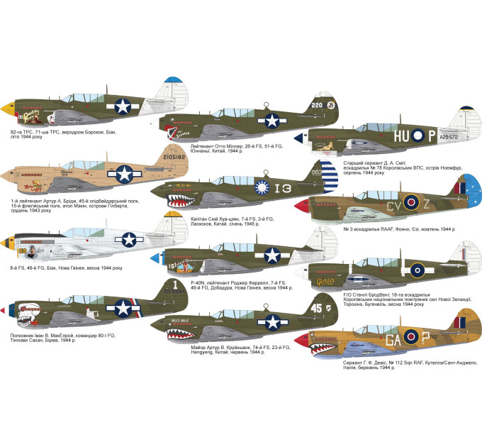 Збірна модель P-40N Warhawk 1/48 Eduard R0025