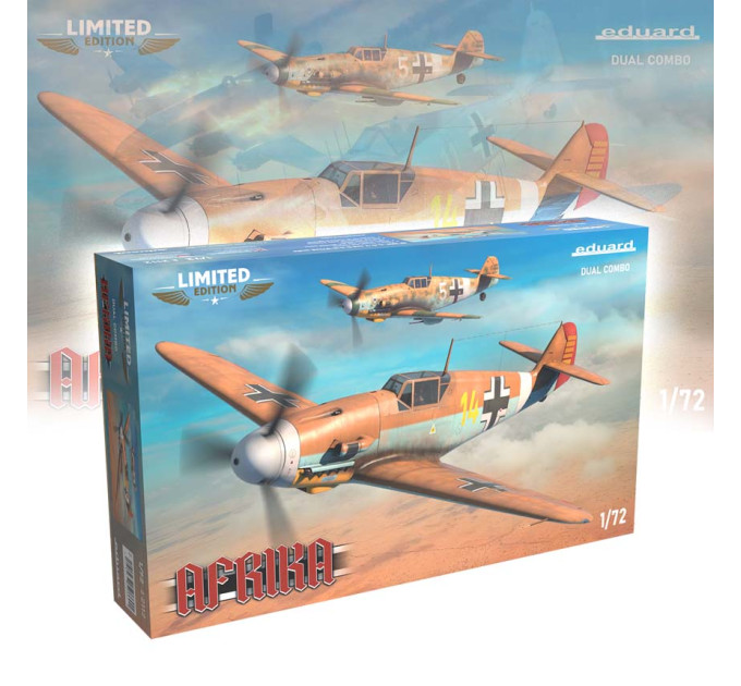 Збірна модель AFRIKA Дві моделі! 1/72 Eduard 2112