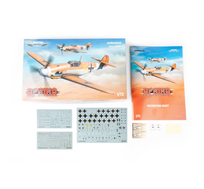 Збірна модель AFRIKA Дві моделі! 1/72 Eduard 2112