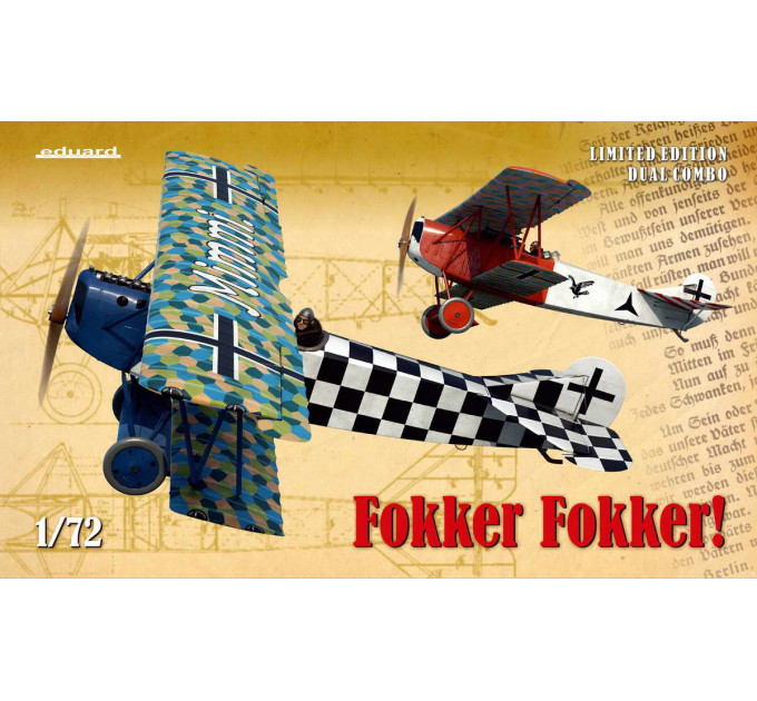 Fokker Fokker! 1/72 Два в одном!