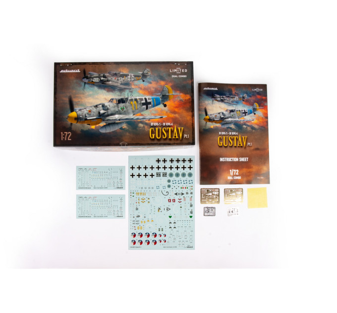 Збірна модель GUSTAV pt.1 DUAL COMBO 1/72 Eduard 2144