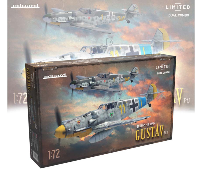 Збірна модель GUSTAV pt.1 DUAL COMBO 1/72 Eduard 2144