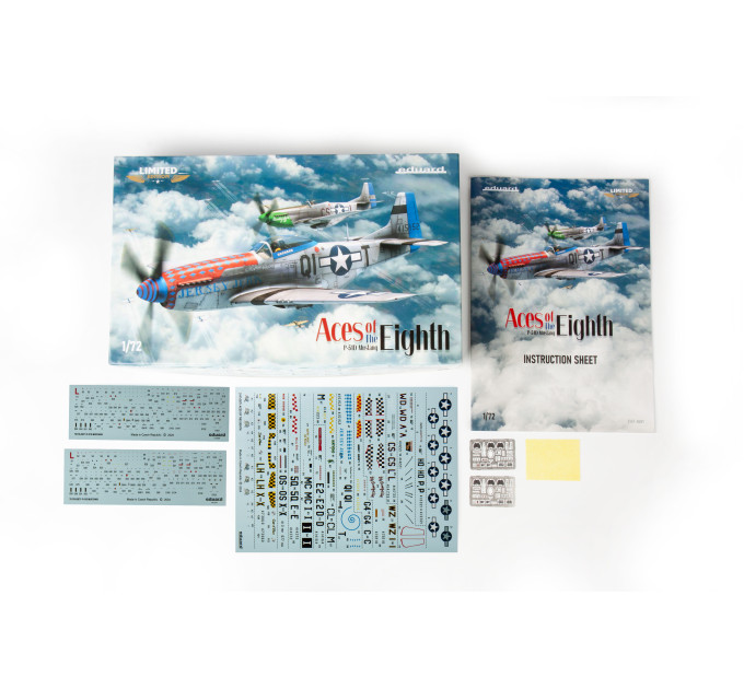 Збірна модель ACES OF THE EIGHTH Дві моделі! 1/72 Eduard 2147