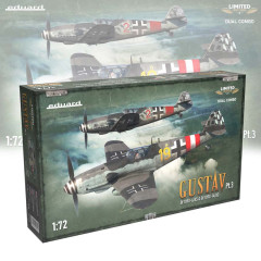 Збірна модель GUSTAV ч.3 Дві моделі! 1/72 Eduard 2150
