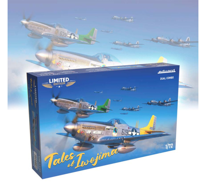 Збірна модель Tales of Iwojima Дві моделі! 1/72 Eduard 2152