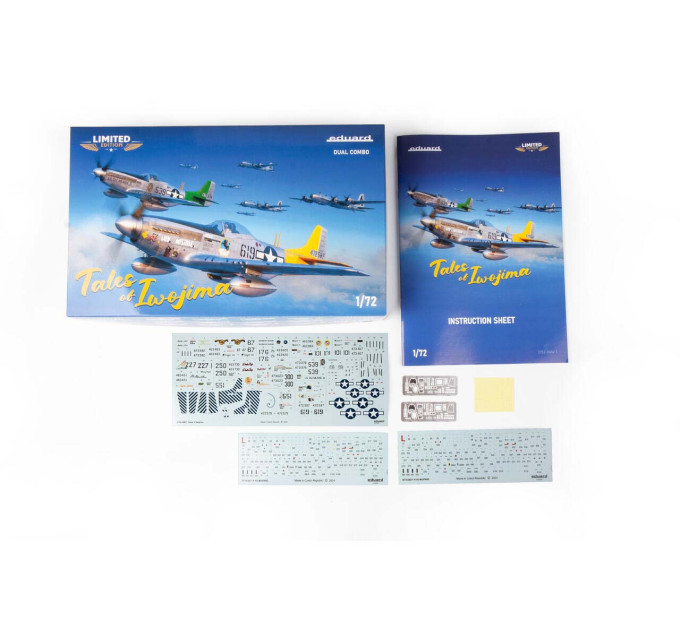 Збірна модель Tales of Iwojima Дві моделі! 1/72 Eduard 2152