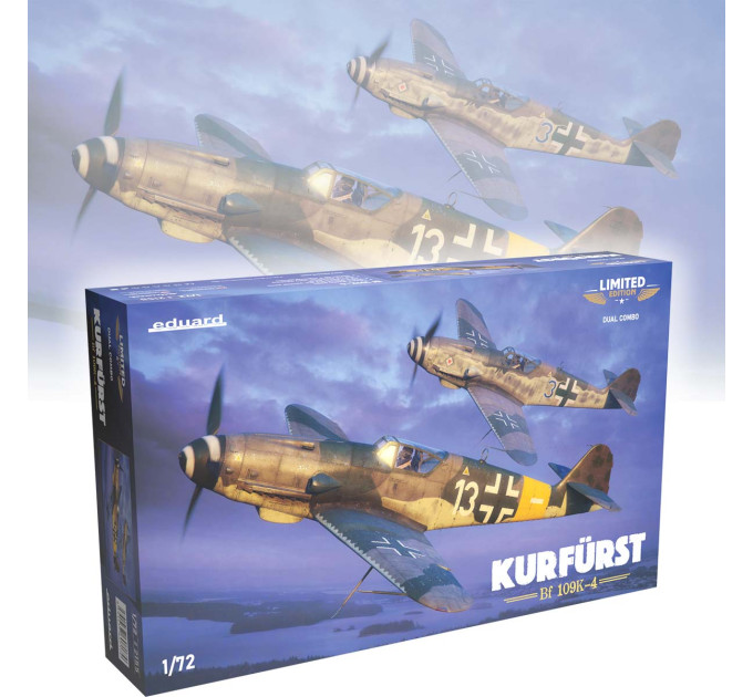 Збірна модель KURFÜRST ДВІ МОДЕЛІ! 1/72 Eduard 2155