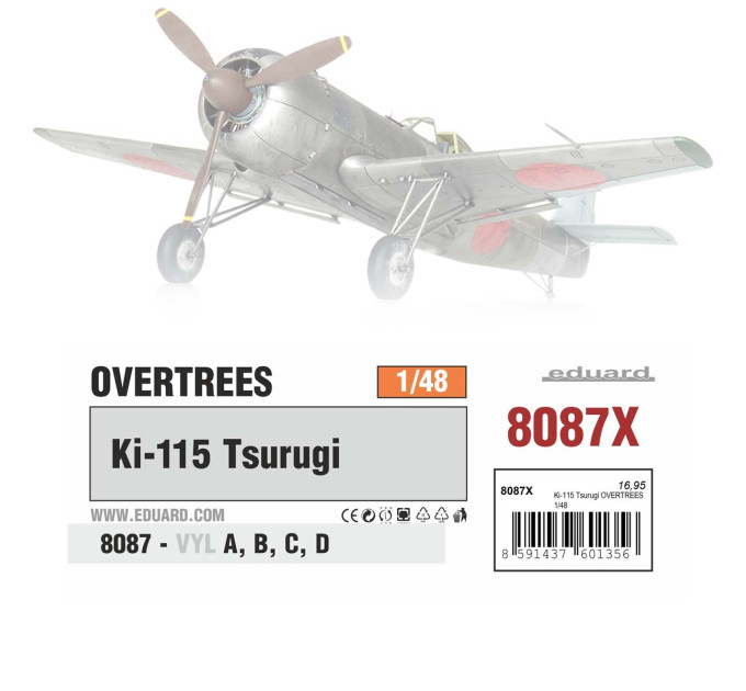 Збірна модель Ki-115 Tsurugi 1/48 Eduard 8087X