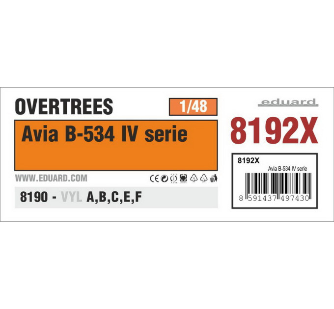 Avia B-534 IV serie OVERTREES 1/48
