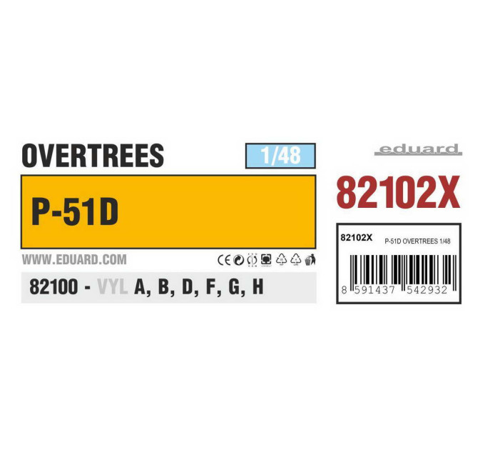 P-51D OVERTREES 1/48