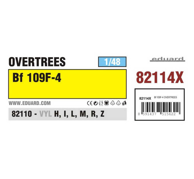 Bf 109F-4 OVERTREES 1/48