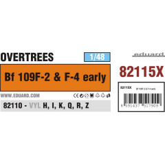 Bf 109F-2 & F-4 рання версія OVERTREES 1/48