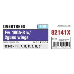 Fw 190A-3 c 2 криловими кулеметами OVERTREES 1/48