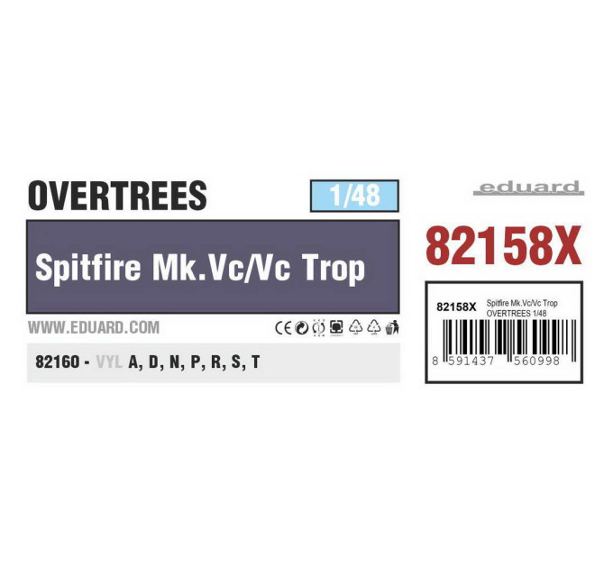 Spitfire Mk. Vc/ Vc Trop OVERTREES 1/48