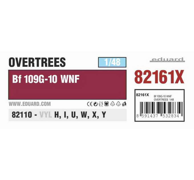 Bf 109G-10 WNF OVERTREES 1/48