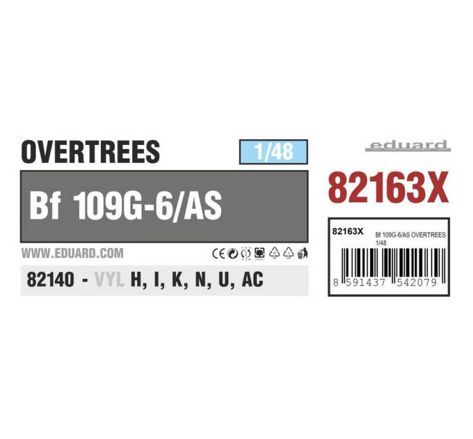 Bf 109G-6/AS OVERTREES 1/48