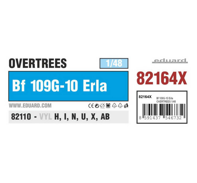 Bf 109G-10 Erla OVERTREES 1/48
