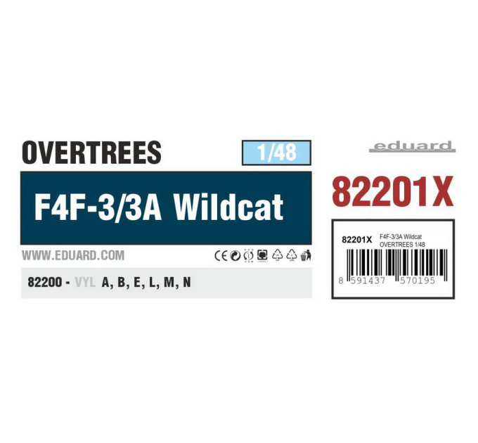 F4F-3/3A Wildcat OVERTREES 1/48