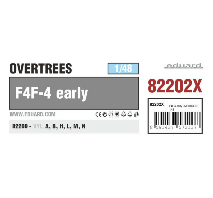 F4F-4 early OVERTREES 1/48